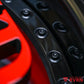 Detail of 2-piece forged construction on RB-01 wheels