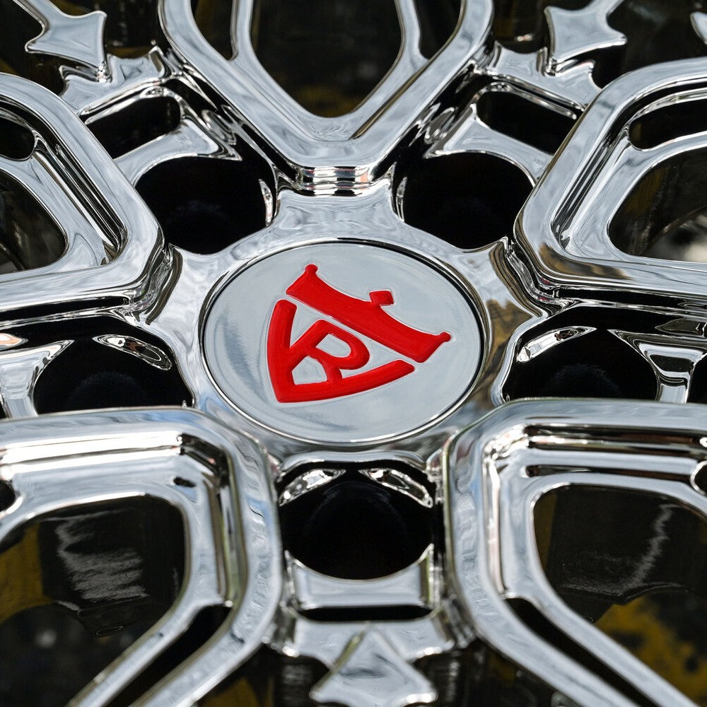 RM-01 | Custom Forged 2-Piece Corvette C6 Grand Sport Wheels, Chrome | Deep Dish, 18x10 / 19x12.5 Setup