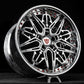 Custom Corvette C7 forged rims RM-01 chrome details