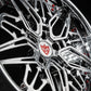 Corvette C7 forged wheels RM-01 with RVRN red screws