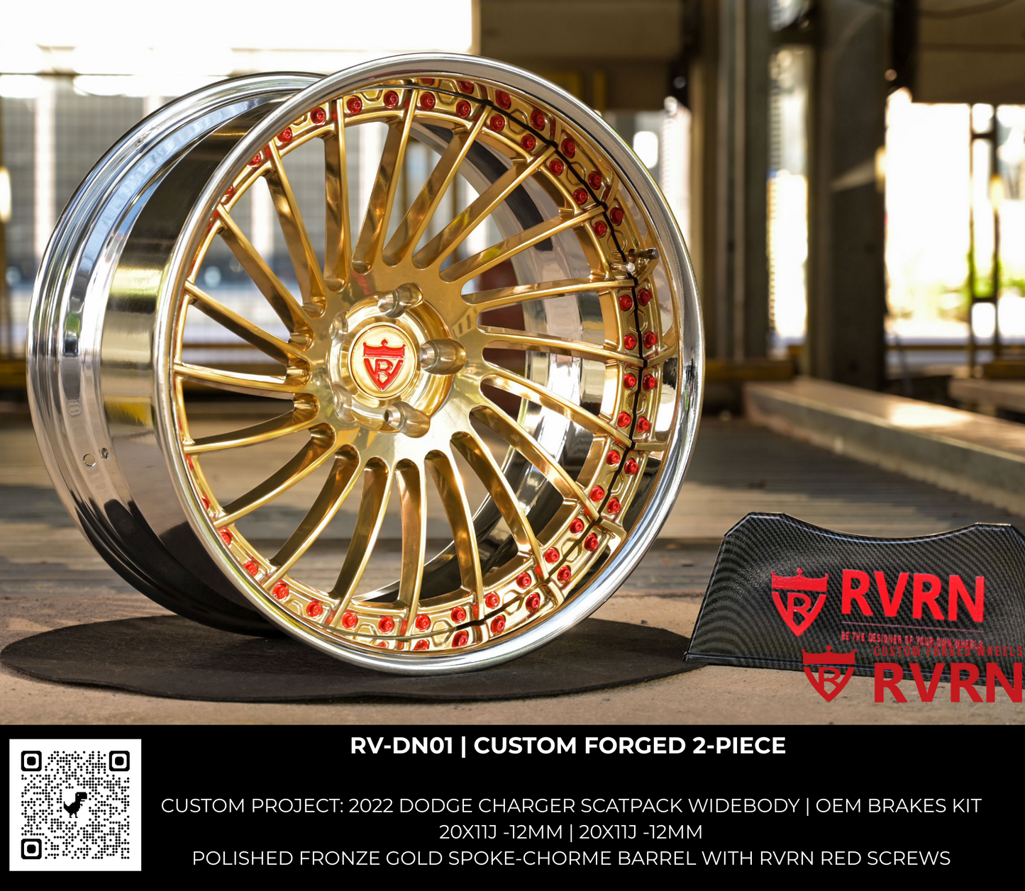 Order RV-DN01| Premium Custom Forged 2-Piece Wheels R10K Series