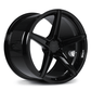 Black Custom Forged 5 Spoke Concave Wheels for 2020-2025 Corvette C8-RV-MB559 