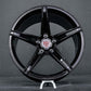 Black Corvette C8 Concave 5 Spoke Forged Wheels-RVRN Custom Monoblock RV-MB559 Series 