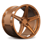 Gloss Bronze Custom Forged 5 Spoke Corvette C8 Concave Wheels with 19x8.5, 20x11 / 20x9, 21x12-RVRN Wheels