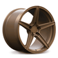 Corvette C8 5 Spoke Concave Forged Wheels in Matte Bronze Finish