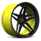 Accelerate Yellow and Black Custom Forged 5 Star Corvette C8 Wheels-RVRN Wheels RV-MR02 Series