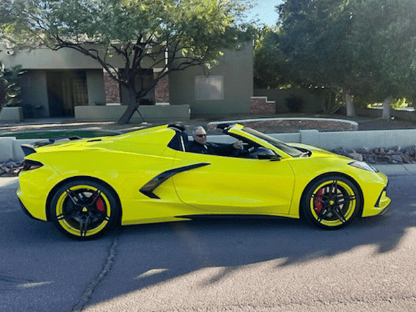 Accelerated Yellow Custom Forged 5 Spoke Wheels for Corvette C8-RVRN Wheels RV-MR02 Series