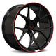 Gloss Black / RVRN Red Trim