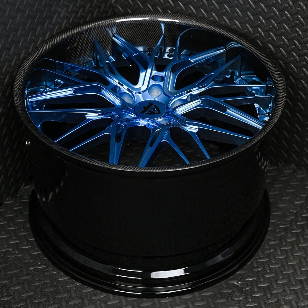 Blue Custom Rims Corvette Rapid Blue Custom Wheels Collection | RVRN Forged – RVRN ...