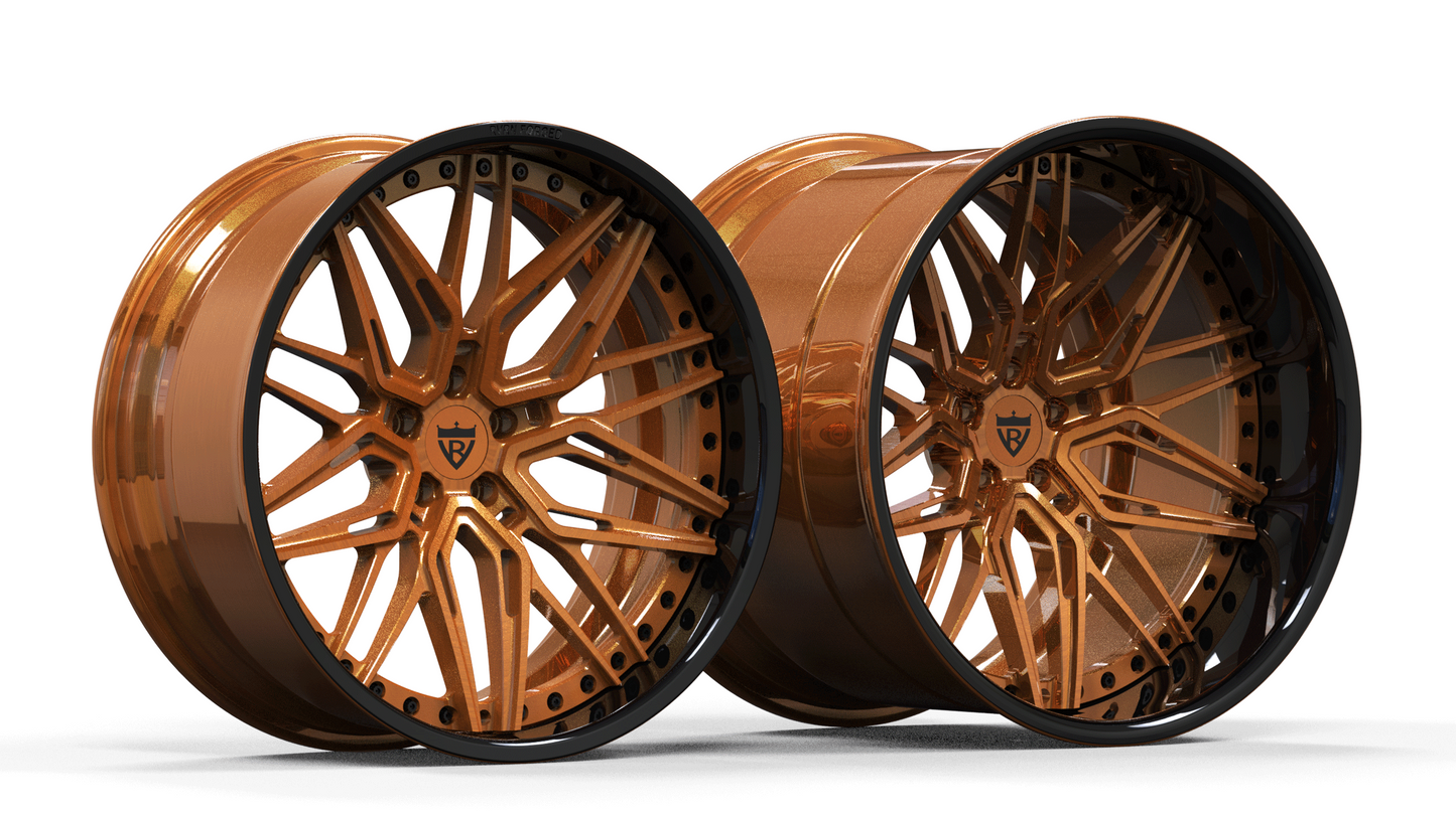 Premium Custom Fully Forged 2-Piece RV-T081 Wheels R-10K Series