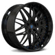 All Gloss Black / Blue Screws