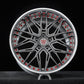 C7 aftermarket wheels RV-T081 polished aluminum barrel with gunmetal spokes