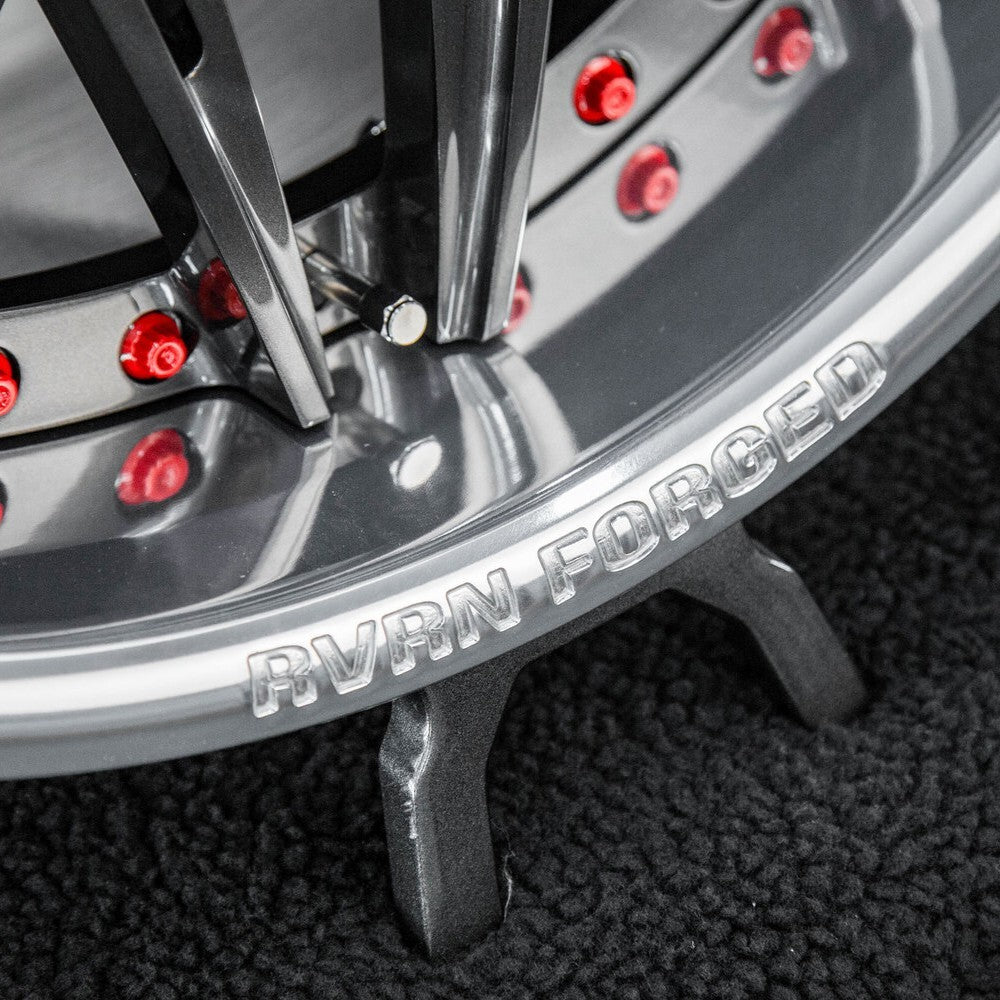 Corvette custom wheels RV-T081 forged two-piece polished aluminum