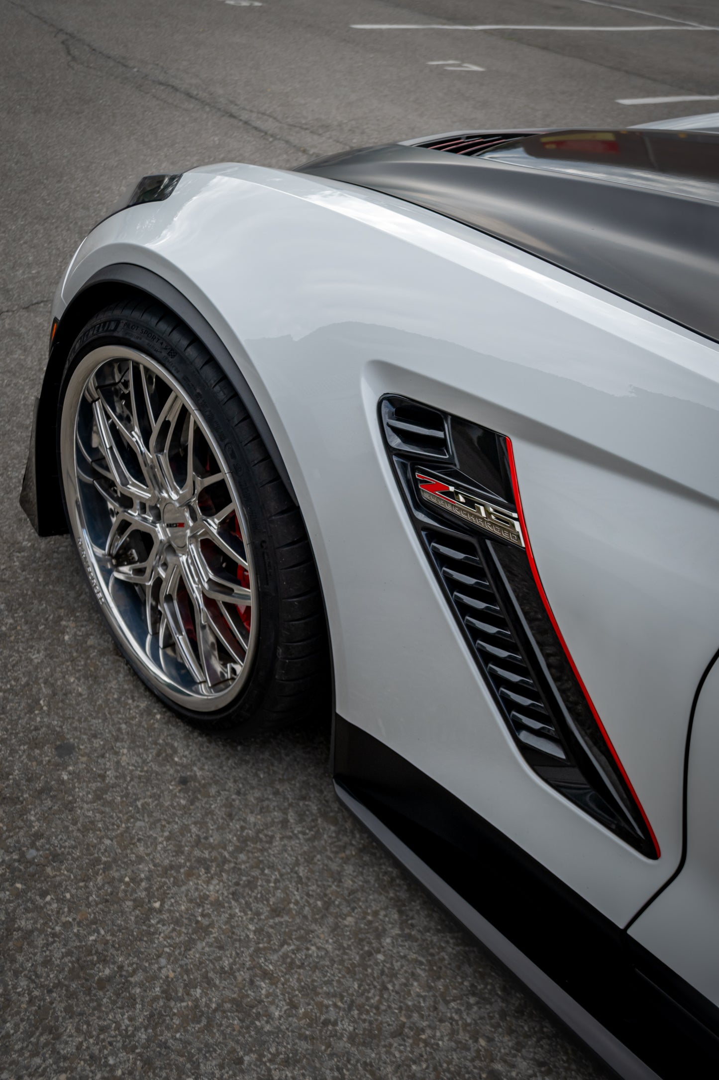 RV-T081 | Custom Forged 2-Piece Corvette C7 Z06 Deep Dish Wheels, 19x10/20x12, 20x10/20x12 setup