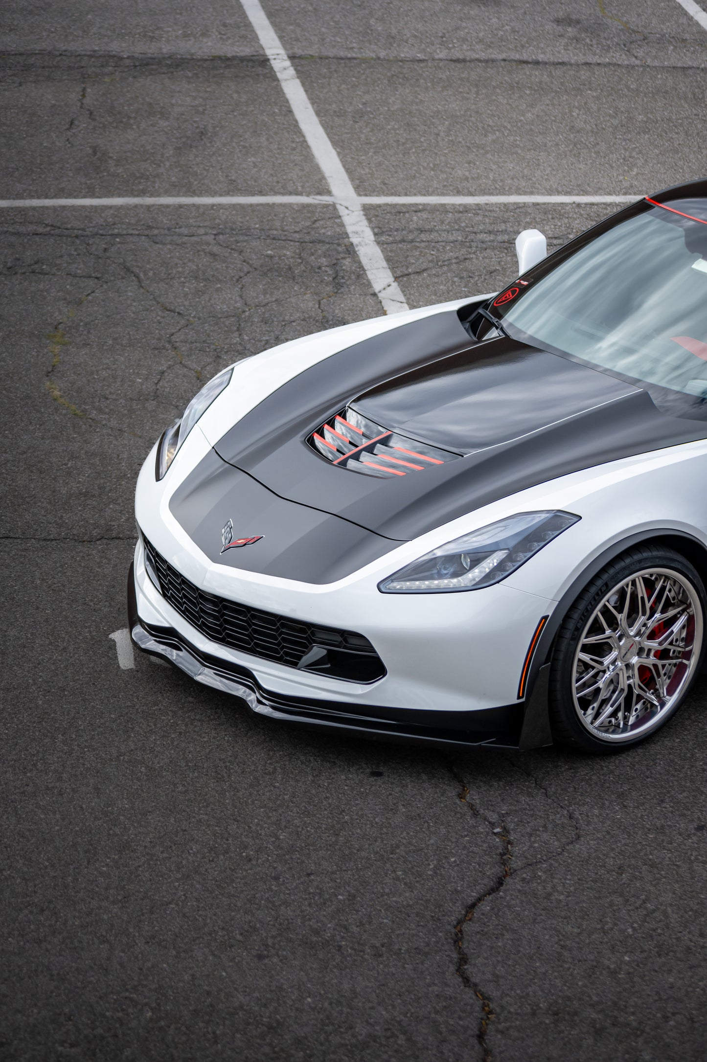 RV-T081 | Custom Forged 2-Piece Corvette C7 Z06 Deep Dish Wheels, 19x10/20x12, 20x10/20x12 setup