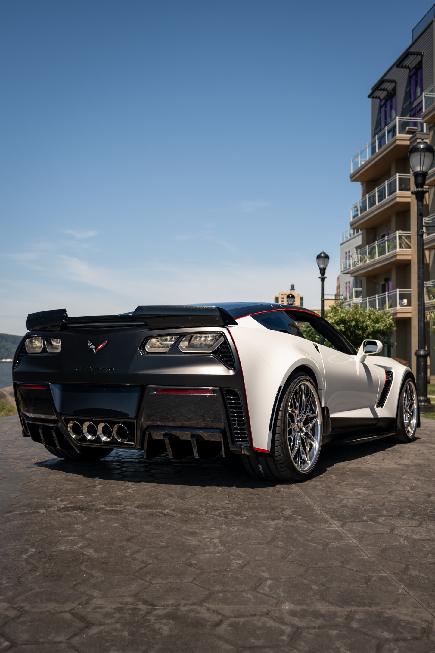 RV-T081 | Custom Forged 2-Piece Corvette C7 Z06 Deep Dish Wheels, 19x10/20x12, 20x10/20x12 setup