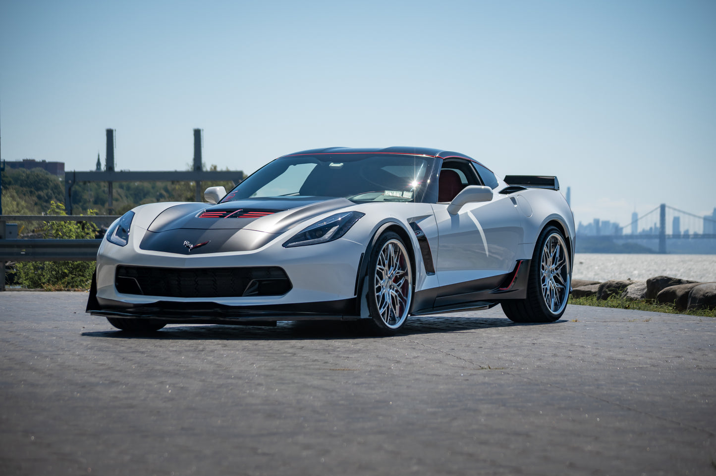 RV-T081 | Custom Forged 2-Piece Corvette C7 Z06 Deep Dish Wheels, 19x10/20x12, 20x10/20x12 setup