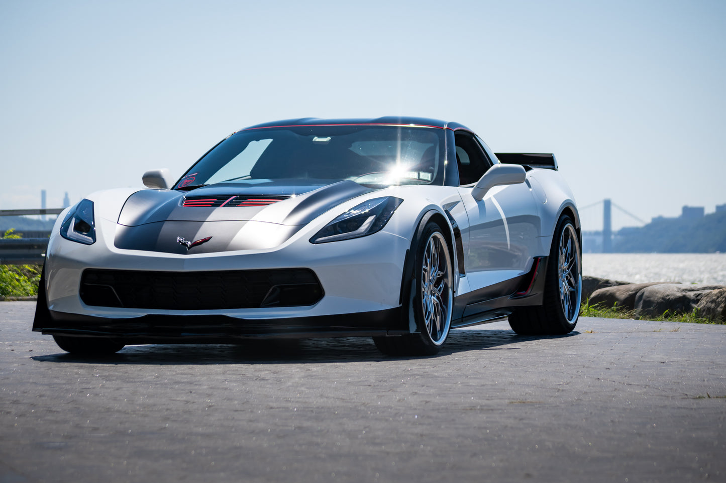 RV-T081 | Custom Forged 2-Piece Corvette C7 Z06 Deep Dish Wheels, 19x10/20x12, 20x10/20x12 setup
