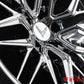 Corvette C8 Z06 custom forged rims RV-T081 chrome detail