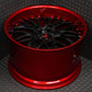 Corvette E-Ray custom wheels RV-T081 21x13 red mist spoke gloss black barrel