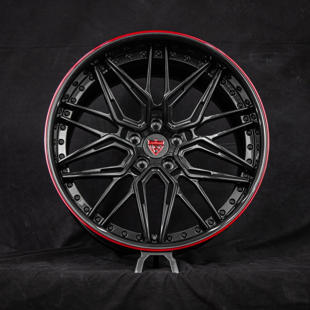 Rear fitment of 21x13 RV-T081 wheels on C8 Z06 with Z07 package