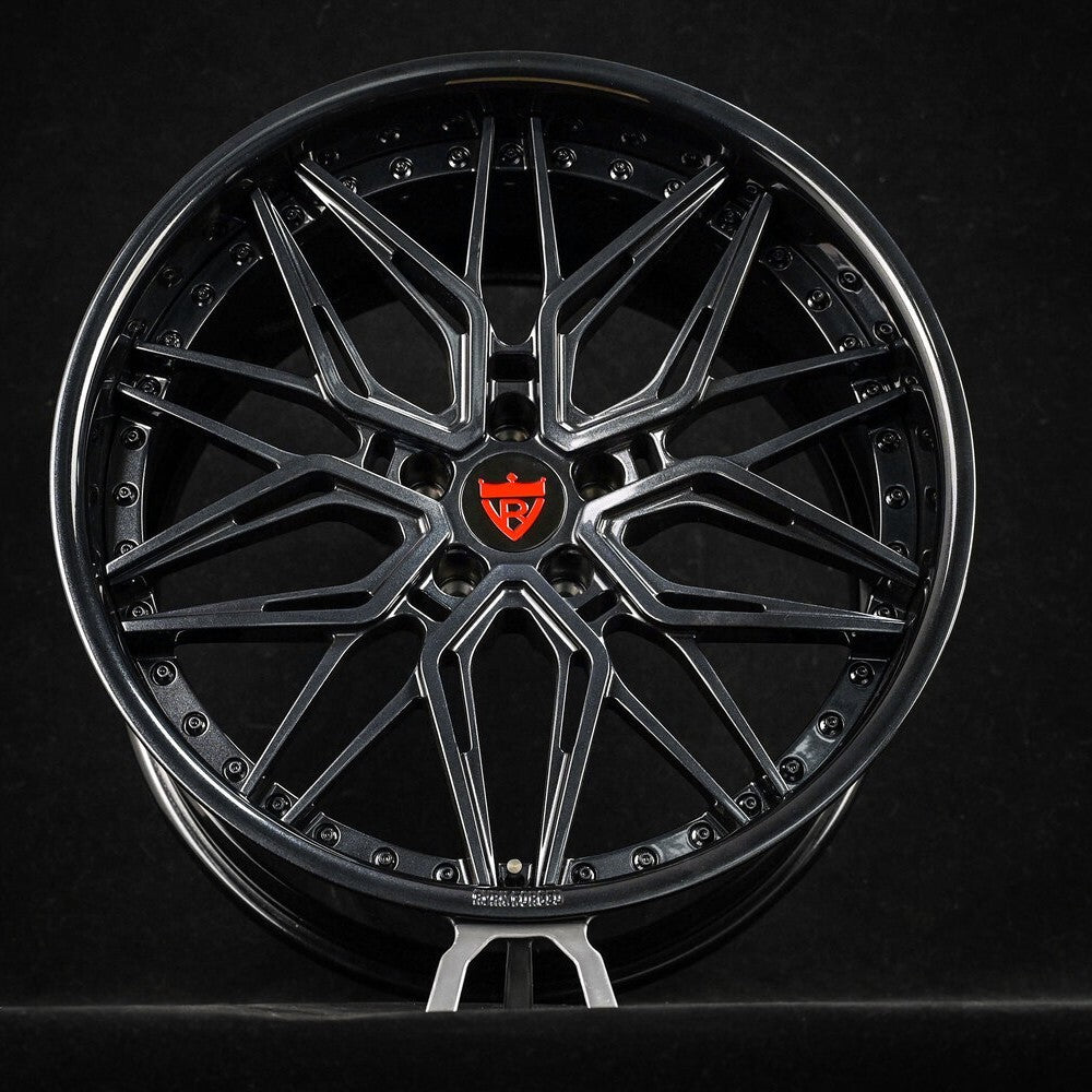 Corvette C8 Z51 RV-T081 forged 2-piece wheels side profile - design your own wheels