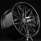 RVRN RV-T081 Carbon Flash Metallic forged wheel close-up for Corvette C8