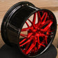 Corvette C8 Stingray RV-T081 forged rear wheel gloss black barrel 20x11