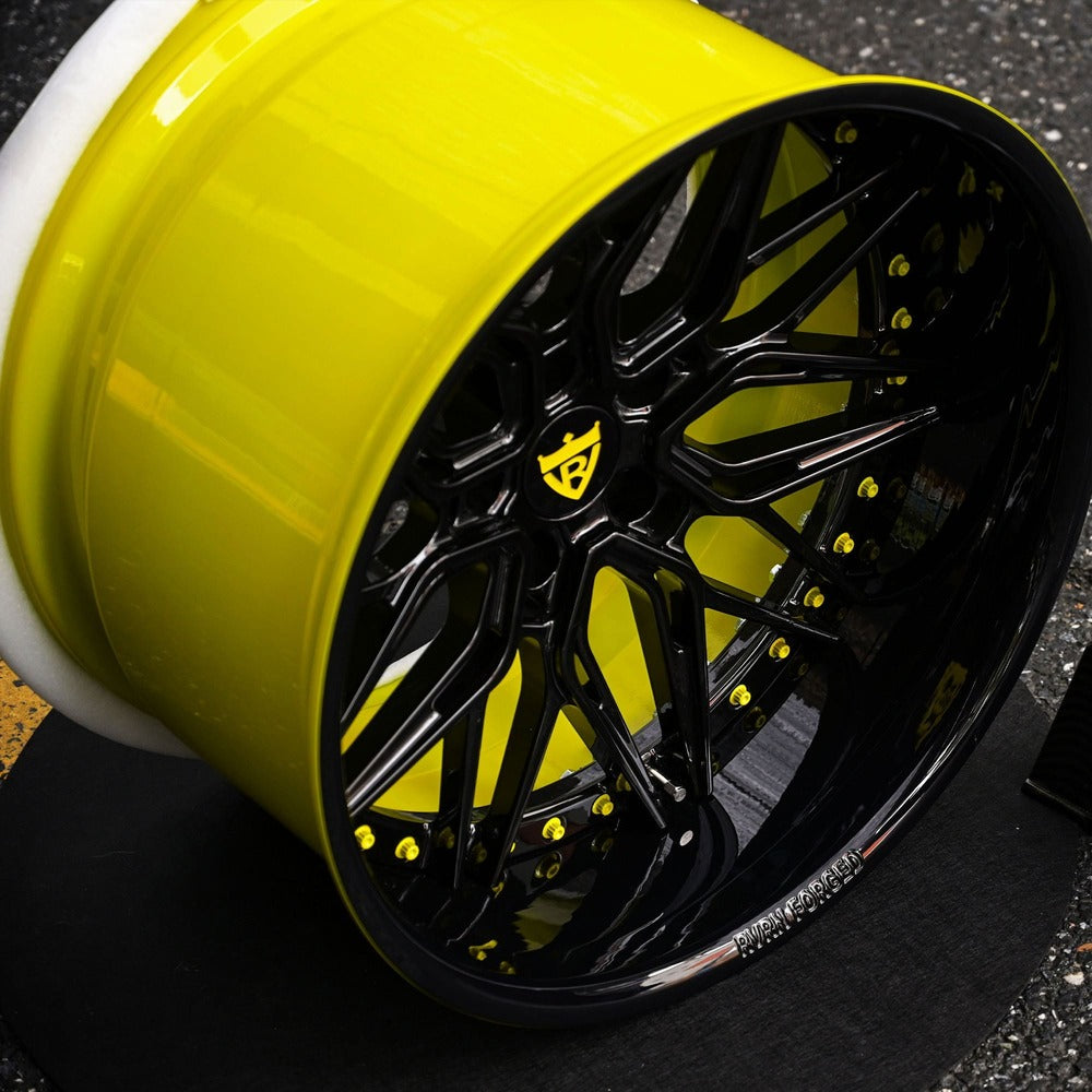 Side view of RVRN RV-T081 deep dish forged wheel