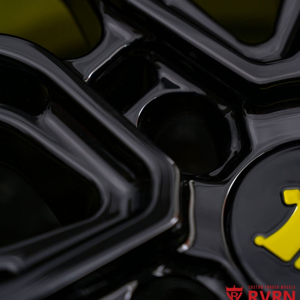 Custom deep dish wheel designed for Corvette C8