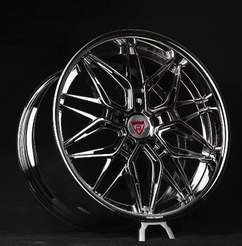 RV-T081 | 2015 Corvette C7 Z06 Chrome Deep Dish Wheels | Custom Forged 2-Piece 20x10/21x12 | RVRN Wheels