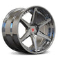 RV-DC19 shiny chrome Forged Wheels for Corvette C8 Z06 – 6 Spoke Concave Design