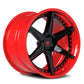 RV-DC19 black and red Rims for Corvette C8 Z06 / E-Ray – Performance Forged Wheels