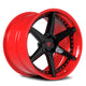 Gloss Black Spoke. RVRN Red Barrel