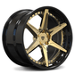 Corvette Gold and black Wheels – RV-DC19 6-Spoke Forged 20/21 Inch Setup