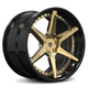 Polished Frozen Gold Spoke. Gloss Black Barrel