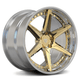 Polished Frozen Gold Spoke. Polished Aluminum Barrel