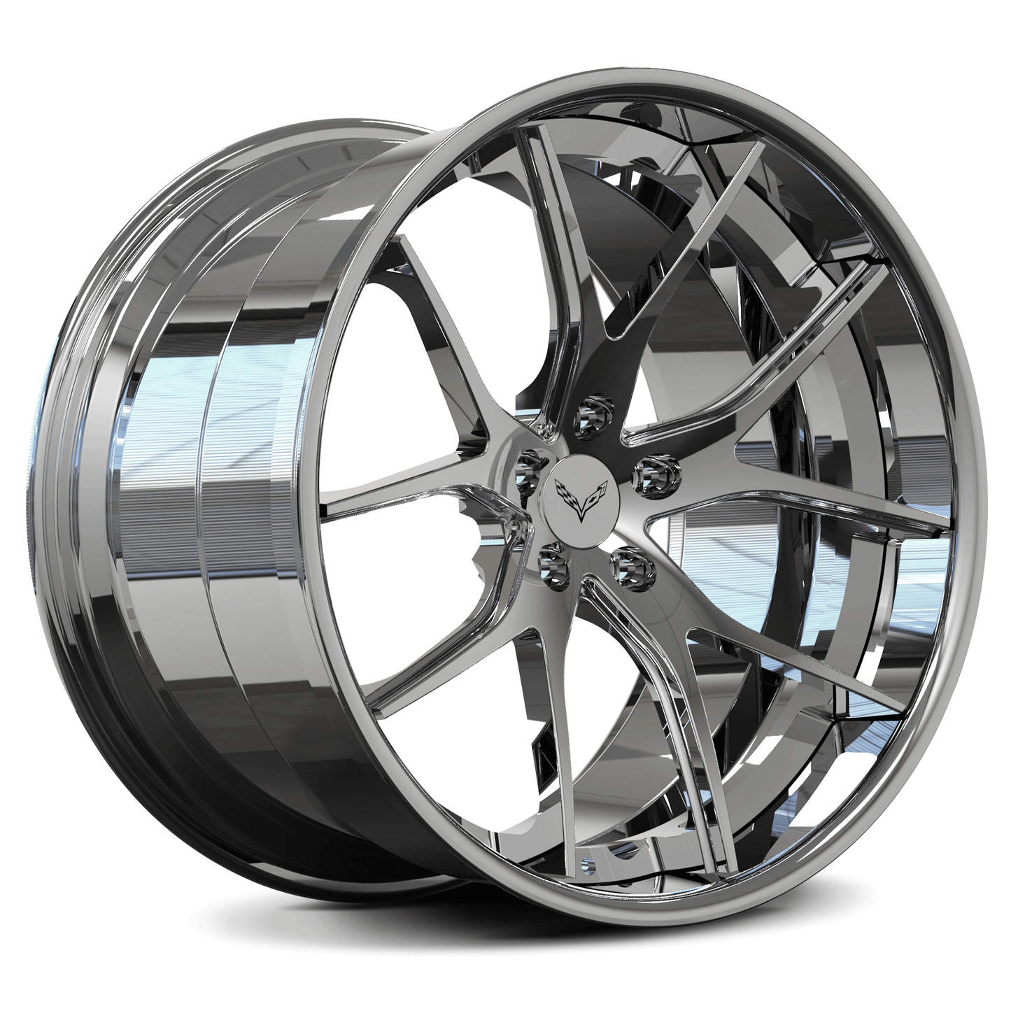 RV-DC24 | Custom Forged Corvette C8 Z06 / E-Ray Concave Wheels | 20x10, 21x13 Setup