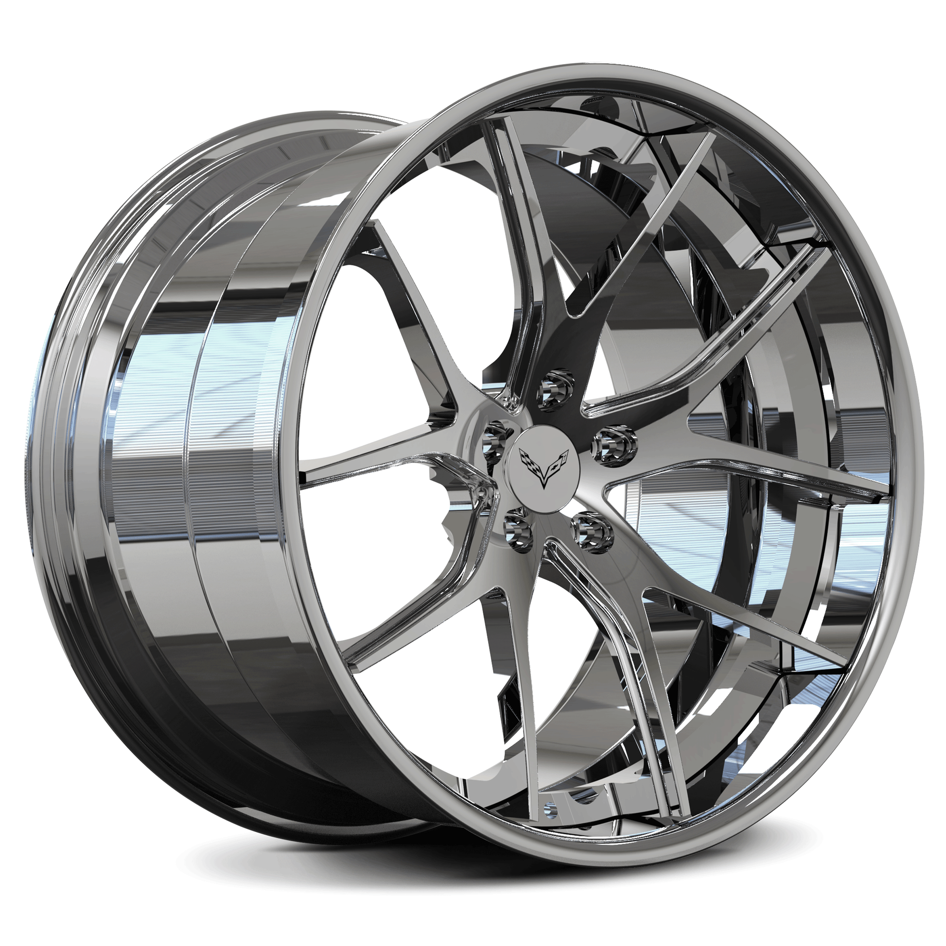 RV-DC24 | Custom Forged Corvette C8 Z06 / E-Ray Concave Wheels | 20x10, 21x13 Setup