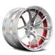 Silver Spoke / RVRN Red Flange / Polished Aluminum Barrel