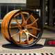 Polished Bronze Spoke/Gloss Black Inner Lip/Polished Bronze Barrel