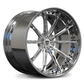 Rear view of RV-DC29 concave wheels fitted on Corvette Z06