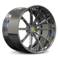 Close-up of RV-DC29 forged chrome wheel details