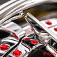	Two-piece forged structure of Corvette chrome wheels