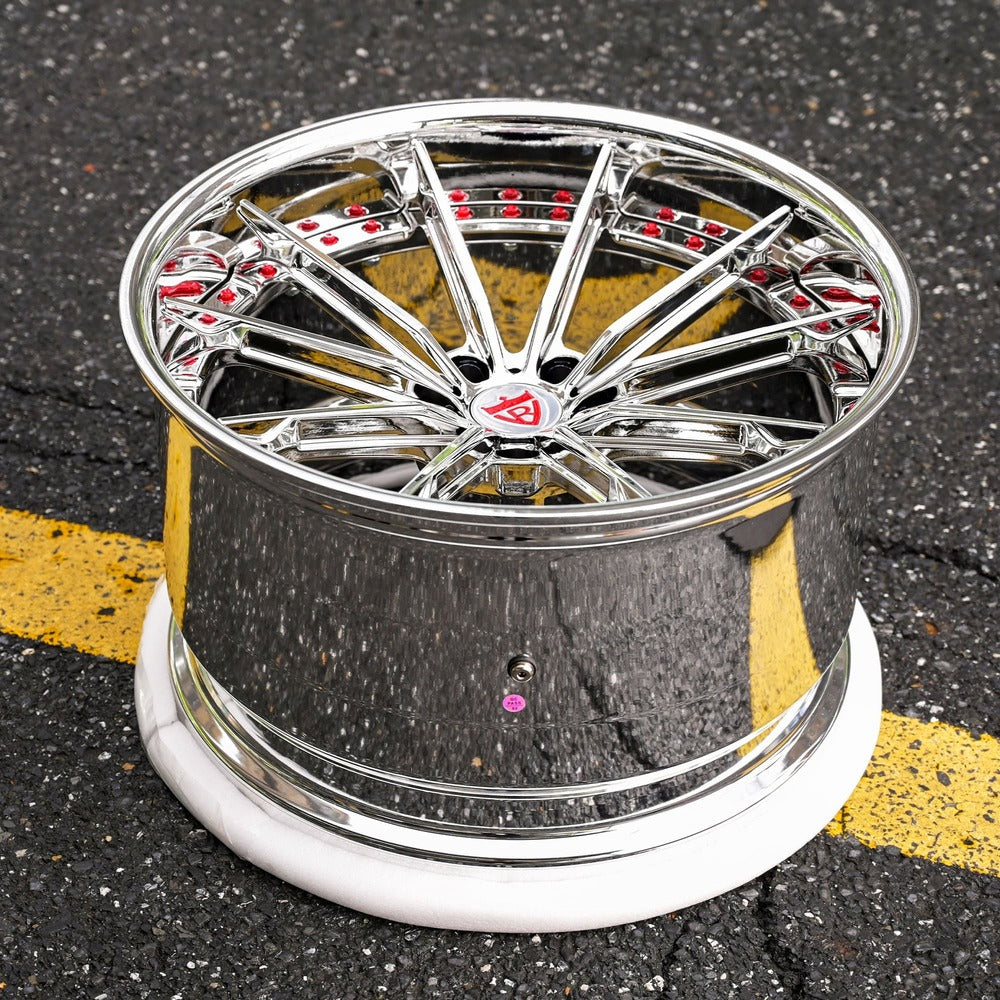 Custom Rv Rims Corvette C7 ZR1 Custom Deep Dish Forged Wheels: RV-T081, Blue Carbon ...