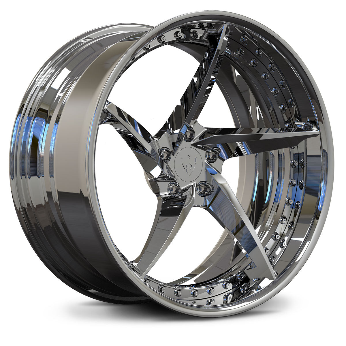 RV-DC35 | Custom Forged Corvette C8 Stingray / Z51 5 Spoke Wheels, 19x8.5, 20x11 / 20x9, 21x12