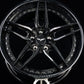 Deep Lip Corvette Wheels on 2008 C6 Corvette, RV-DP03 forged 2-piece 19x10 +40MM front, all gloss black custom build by RVRN Wheels