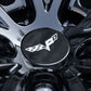 2008 C6 Corvette rear 20x12 +59MM RV-DP03 forged wheels, aggressive deep lip Corvette wheel setup in full gloss black