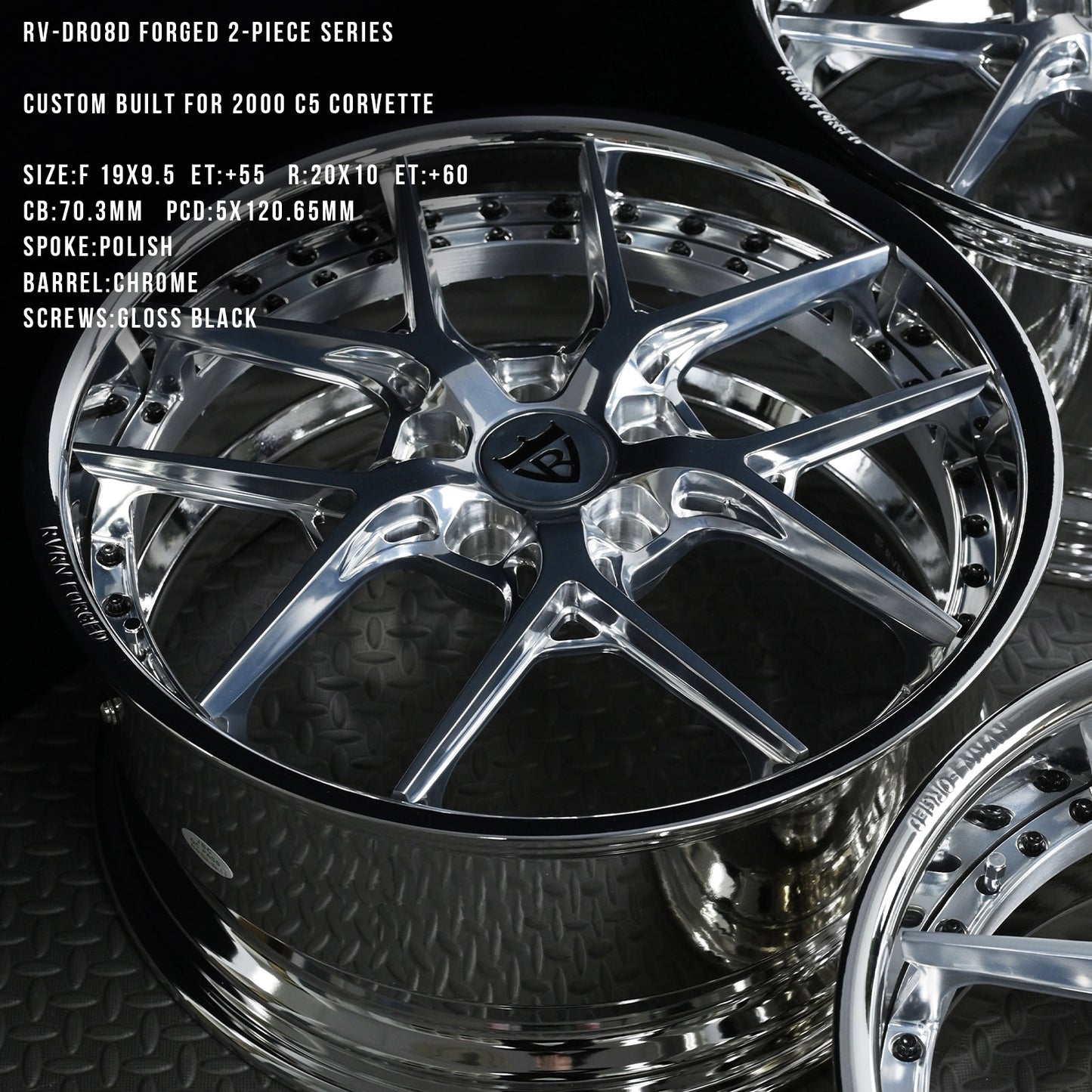 RV-DB179 Series | Custom Forged 2-Piece Wheels