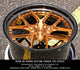 Transparent Copper Spoke/ Carbon Fiber Wrapped Lip / Gloss Black Outer Barrel